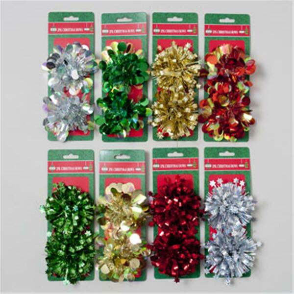 Rgp Bow 4In Iridescent Dots, 48PK G91352
